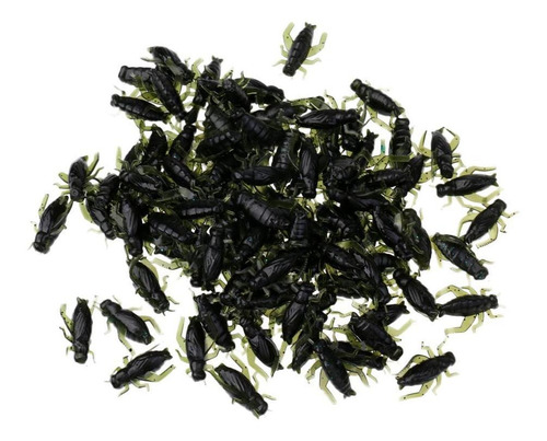 100 Piezas Señuelos Suaves De Pesca Cebos Insectos Cricket