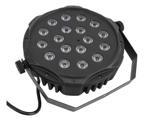 Led Stage 18 X 3w, Ativado Por Som, 2 Modos De Trabalho, Rgb