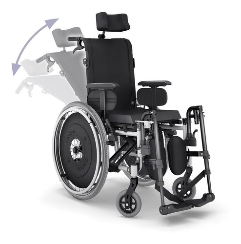 Cadeira De Rodas Avd Alum Reclinável 44 Ortobras