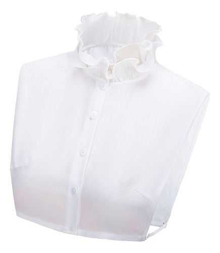 Corbatas Desmontables Para Mujer, Media Camisa Decorativa