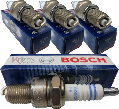 Kit 4 Bujias Bosch Renault Laguna 2.0 8v Wr8dc+ Rosca Larga