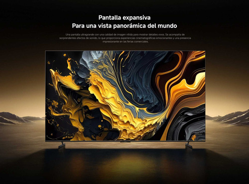 Smart Tv Xiaomi Tv Max 85'' 4k Uhd Qled Con Google Tv Y Dolby Atmos - Experiencia Cinematográfica En Casa