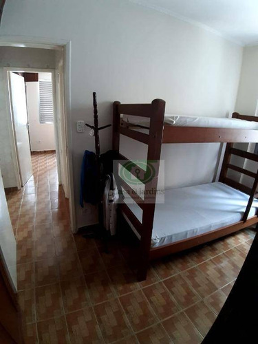 Apartamento 50 Metros Da Praia Com 2 Dormitórios Para Alugar, - José Menino - Santos/sp - Ap6603