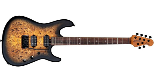 Imagen 1 de 2 de Guitarra Sterling Richardson Cutlass 6 Nat Poplar Burl Burst
