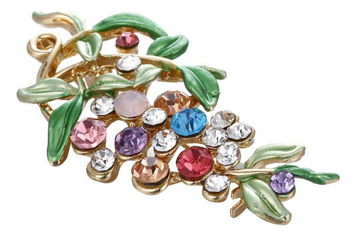 De Broche De Flores De Diamantes De Imitación 3 Piezas