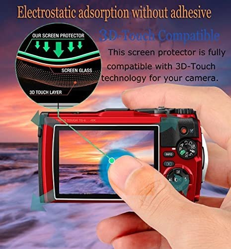 Tg 6 Protector Pantalla Cristal Para Olympus Tough Dura