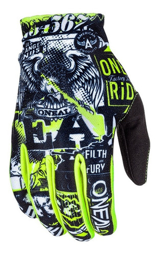 Guantes Niños Moto Oneal Matrix 2019 Mx  Enduro Atv Mtb D