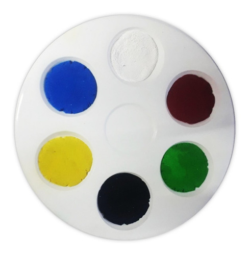 10 Paletas De Maquillaje Pintacaritas Base Agua Con 6 Tonos