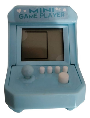 Llavero Mini Videojuego Arcade 99 Juegos Azul