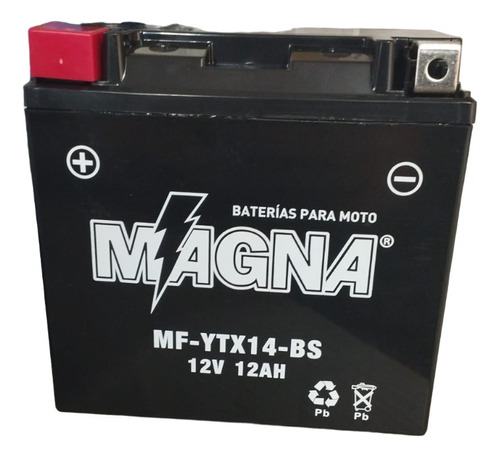 Bateria Moto Bmw Gs 650 - Bmw Gs 650 Twin - Mf-ytx14bs