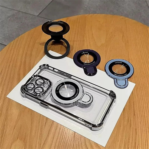 Capa Protetora Para Iphone16/15/14 Com Anel Invisível