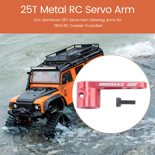 Brazos De Dirección De Bocina Cnc De Aluminio 25t Para Trx4