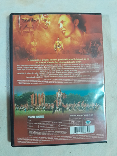 Dvd - Ran - Film De Akira Kurosawa - Nuevo