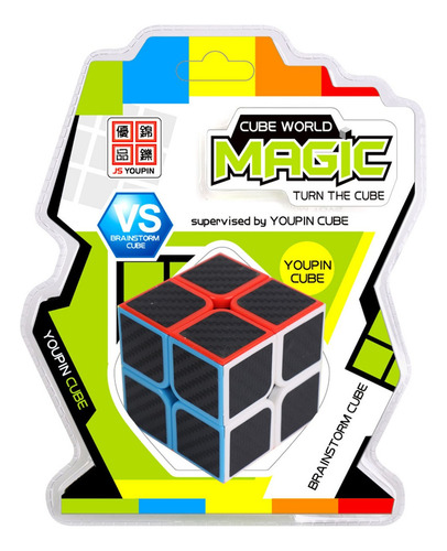 Cubo Magico 2x2 Color Invertido Cube World Magic Jyjcbm002