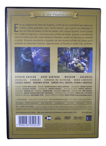 Dvd Os Trapalhões Na Terra Dos Monstros (Usado)