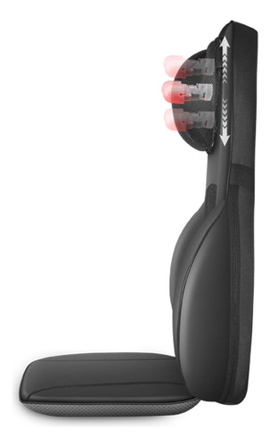 Asiento Masajeador De Espalda De Lujo Life&care Negro