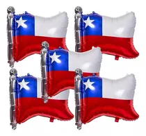 Comprar Globos Metalicos Globo Bandera Decoracion 5 Unidades Fiestas Patrias Adornos Decoraciones Fiestas Patrias Chilenas Fiestas Dieciocheras Globos Metalizados Qatarshop