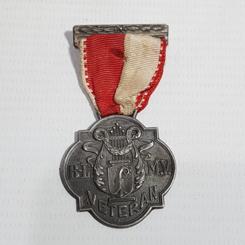Antigua Medalla 1° Guerra Veterano 1908 1933 Plata Mag 61331