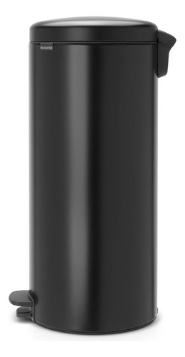 Basurero Pedal Newicon 30 Lt Matt Black