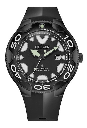 Citizen Promaster Orca Bn0235-01e Special Edition . Dcmstore Color de la correa Negro Color del bisel Negro Color del fondo Negro