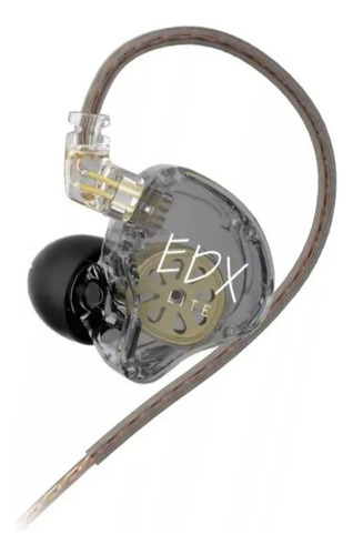 Auriculares intraurales Kz Edx Lite de color gris plateado Return Stage