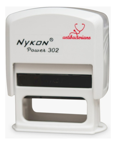 Sello Automático Antibacteriano  Nykon 302 Blanco