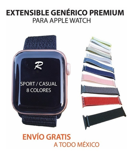 Extensible Sportl Genérico Para Applewatch Series 2/3/4/5 