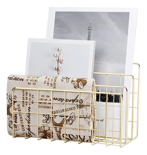 Yiephiot Desktop Mail Organizer File Organizer Metal Wire Ma