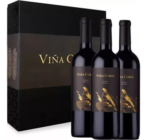 Vino Viña Cobos Hobbs Malbec Caja X 3 Unidades