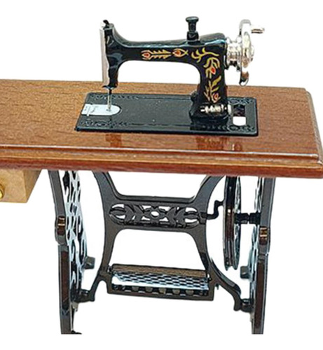 Máquina De Coser En Miniatura Para Casa De Muñecas,