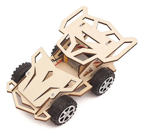 Kit Carrito Tecnología Experimento Juguete Educativo Madera