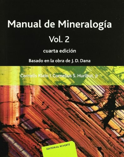 Manual De Mineralogia  T 2 - Cornelius Klein