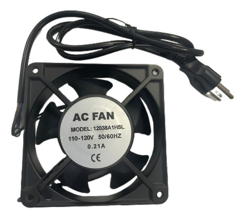 Ventilador Fan Cooler Para Rack 110v Negro Sptline 