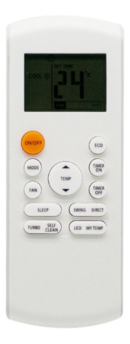 Control Remoto Para Aire Acondicionado Midea General Ac Rg57