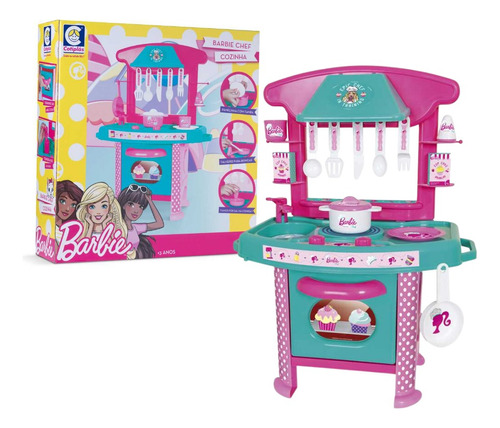 Cozinha Da Barbie Mattel 2228 Cotiplás