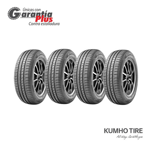 Set De 4 Llantas Rin 15 Kumho 185/55r15 Kh27 Ecowing Ch