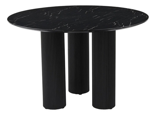 Brüm - Mesa De Comedor Kos 120cm. Cubierta Color Negro