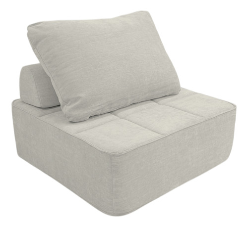 Sofá De Espuma Naap Concept Nest France 3 Piezas Beige Liso