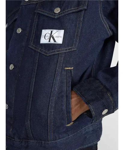 Chamarra de mezclilla calvin klein hombre new arrivals