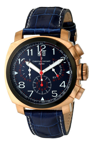 Christian Van Sant Reloj Azul De Cuarzo Suizo Cv3au5 Grand P