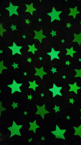 Manta Mágica Luminosa Con Corderito Modelo Estrellas 1 1/2pl Gris Estrellas