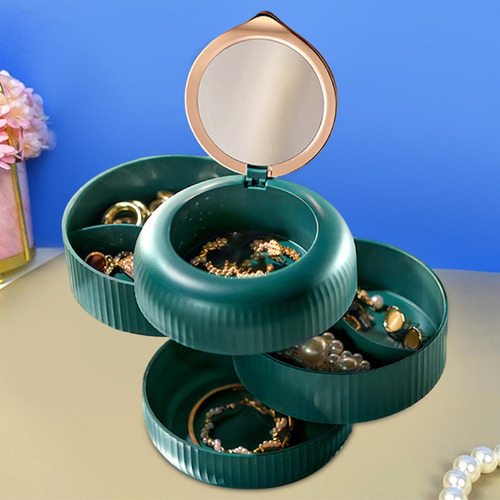 Caja De Colección De Cosméticos Moda Con Gradas Para Azul