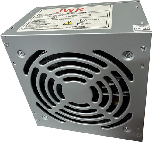 Fuente De Poder Jwk Atx600w Interna Con Ventilador 120mm Jwk