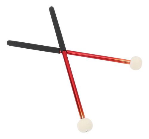 Bastão De Percussão, 2 Peças, Malho De Tímpano, Lã Macia, Ca