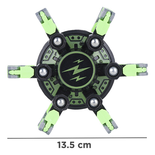 Miniso Spinner Transformable Plástico Verde 13.5 Cm