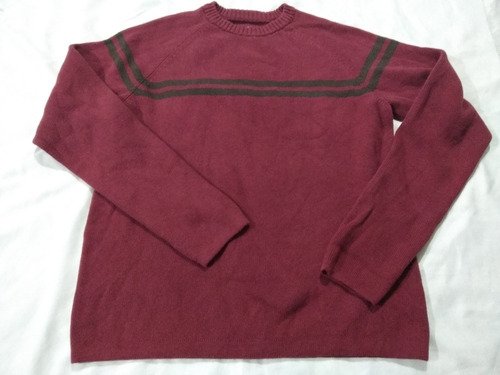 Sweater Old Navy Talla Xl (usado) Color Vino Moda Frío Invie