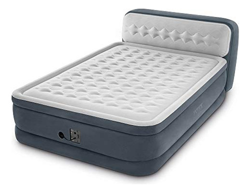 Intex Queen Ultra Plush Dura Beam Deluxe Airbed Con Bomba In