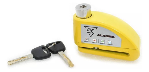 Candado Antirrobo Con Alarma 110db Para Disco + Regalo