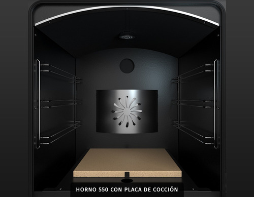 Imagen 4 de 10 de Horno Empotrar Negro Luxor Gas Country 55 Cm Multigas