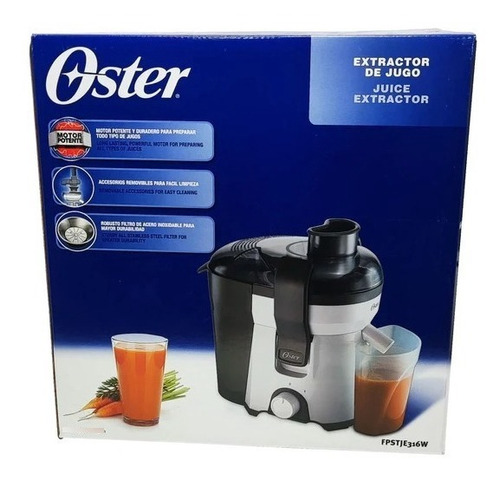 Extractor De Jugo Oster Blanco 400w De 1,5 Litros Fpstje316w